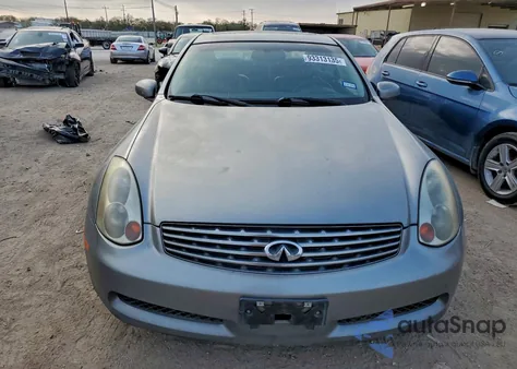 2005 Infiniti G35 z USA, uszkodzony, nr VIN JNKCV54E65M427280